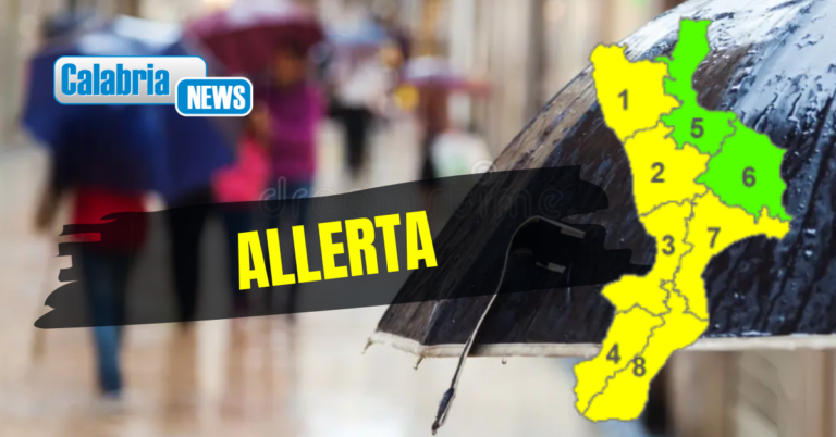 Gli artigli del maltempo ancora sulla Calabria: sabato con forti temporali e venti di burrasca