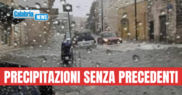 Maltempo, evento eccezionale in Calabria: in 4 giorni caduta metà della pioggia annua