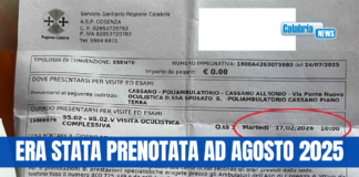 Cassano, visita oculistica per bimba di 3 anni fissata il 17 febbraio rinviata a data da destinarsi