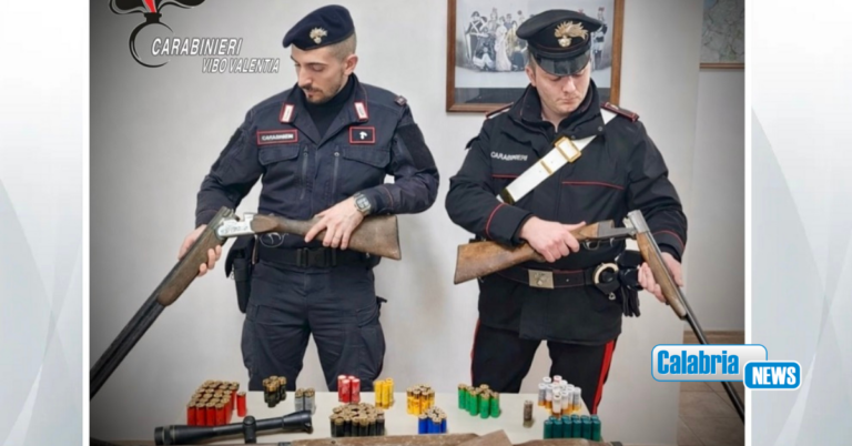 Stefanaconi, ricettazione e detenzione di armi clandestine: un arresto