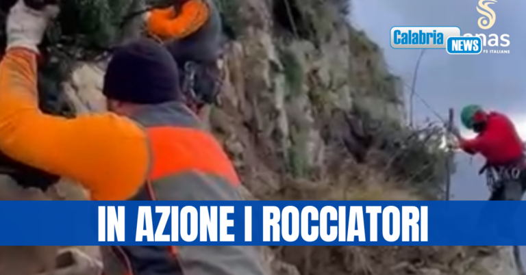 VIDEO-Via agli interventi di messa in sicurezza della SS18 “Tirrena inferiore” a Bagnara Calabra
