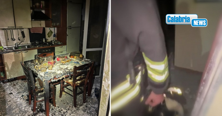 Catanzaro, incendio divampa in appartamento al quinto piano: ustionato il proprietario
