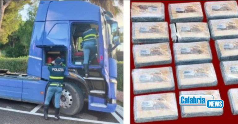 Corriere della droga calabrese arrestato sulla Messina-Catania con 15 kg di cocaina