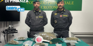 Arrestato 35enne a Isola Capo Rizzuto: pizzicato con oltre 1 Kg di marijuana