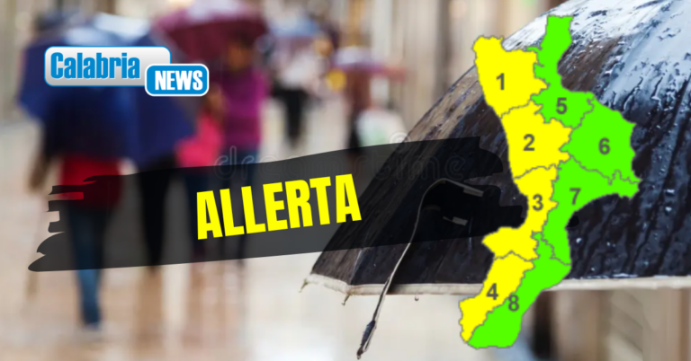 Ancora pioggia sulla fascia tirrenica della Calabria: nel pomeriggio di domenica migliora