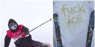 Milano Cortina, Kenworthy scrive “F*** Ice” sulla neve: minacciato di morte