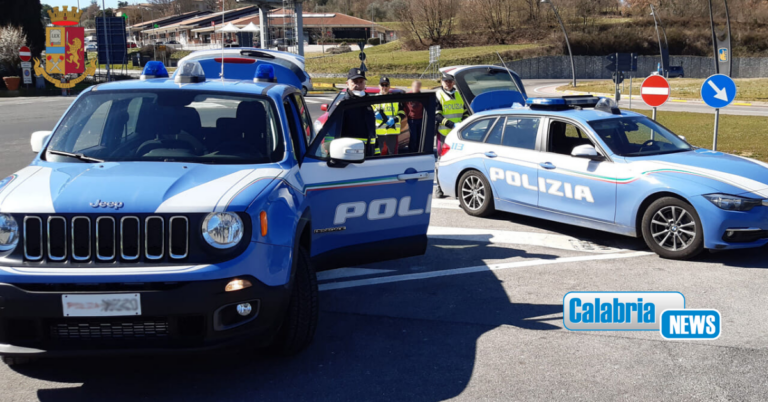 Trasportava cocaina e marijuana in auto: arrestato 29enne nell’area di servizio di Villa San Giovanni