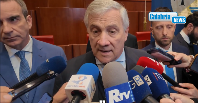Devastazione ciclone “Harry”, Tajani a Reggio: per le aziende calabresi pronti strumenti finanziari
