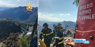 Catanzaro, mezzo pesante perde controllo e finisce in scarpata: autista soccorso con elicottero