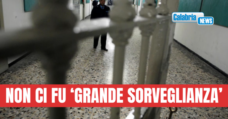 Detenuto suicida, tribunale Catanzaro condanna ministero Giustizia al risarcimento danni