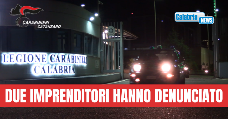 VIDEO-Tentate estorsioni per mantenere i detenuti delle cosce: tre arresti nel Catanzarese