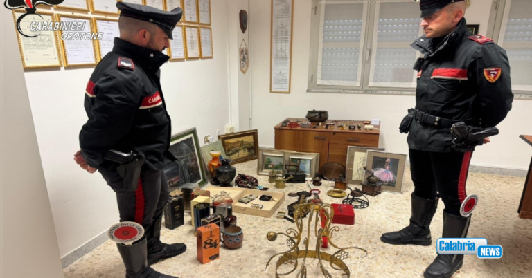Sorpreso a rubare in casa di notte, Carabinieri arrestano un uomo a Cirò Marina