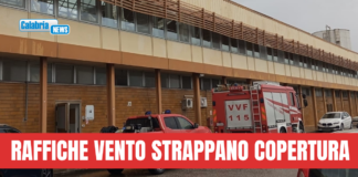 VIDEO-Maltempo, ingenti danni al capannone di torrefazione “Guglielmo” a Copanello