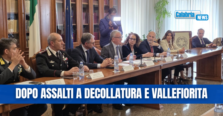 Catanzaro, ok a protocollo per misure di contrasto criminalità ai danni di banche e clientela