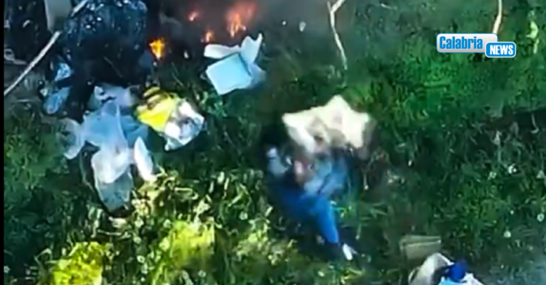 VIDEO-Incendiano rifiuti a Gizzeria e Maida, pizzicati dai droni. Occhiuto: sono criminali