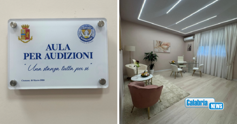 Violenza di genere, Polizia inaugura in Questura Crotone la “stanza tutta per sé”