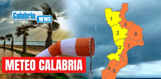 Il maltempo non ci abbandona: anche martedì allerta arancione su gran parte della Calabria