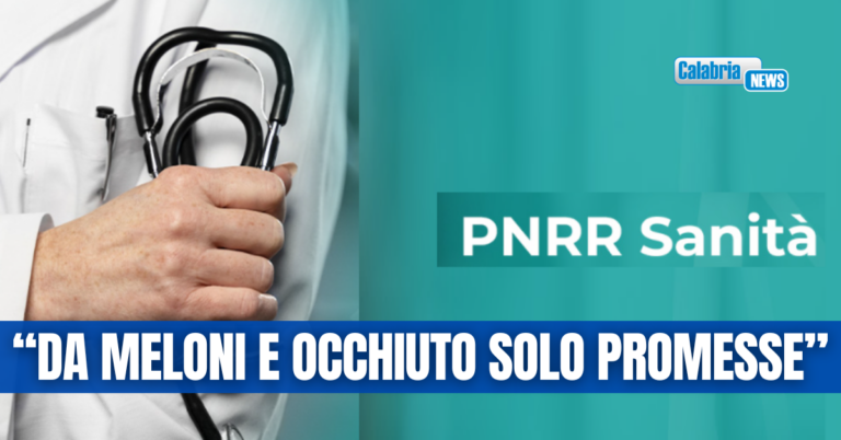 Guccione (PD): il monitoraggio Agenas certifica il fallimento del Pnrr sanità in Calabria