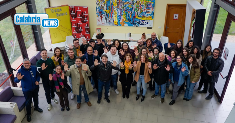 Sigfrido Ranucci in visita al Civico Trame di Lamezia Terme