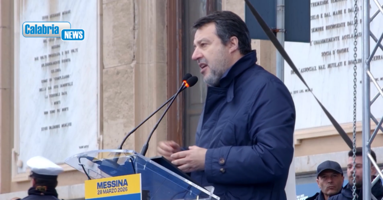Messina, Salvini: Ponte Stretto segnale di speranza e sviluppo contro mafie e disoccupazione