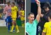 Tocca genitali di Sorloth e viene espulso, cos’è successo in Atletico Madrid-Getafe