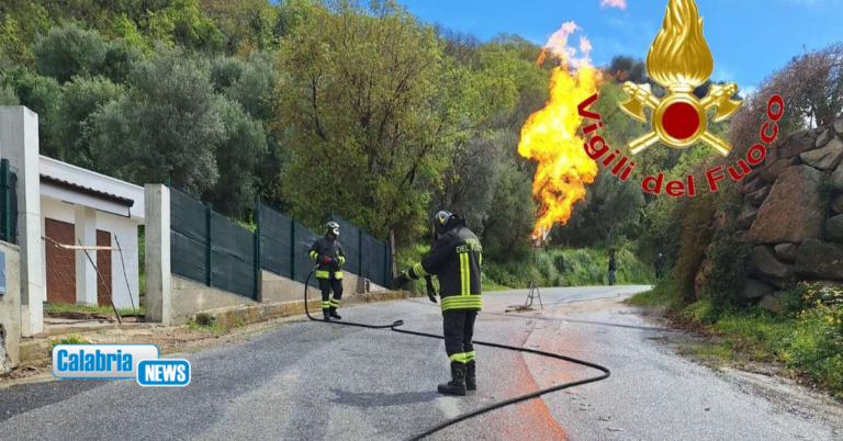 Zambrone, perdita di GPL da un serbatoio: provvidenziale intervento dei Vigili del Fuoco