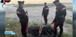 Roccelletta di Borgia, due persone denunciate per tentato furto di cavi elettrici sulla spiaggia