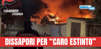 Incendio a magazzini vicini alle case a Frascineto, 28enne arrestato quale presunto autore