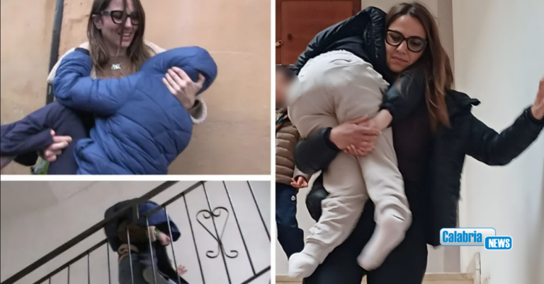 Ricadi, bimba disabile “reclusa” in casa al 3° piano: può uscire solo se presa in braccio dalla mamma