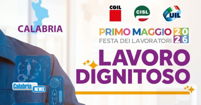Primo Maggio, al Porto di Gioia Tauro manifestazione dei sindacati confederali