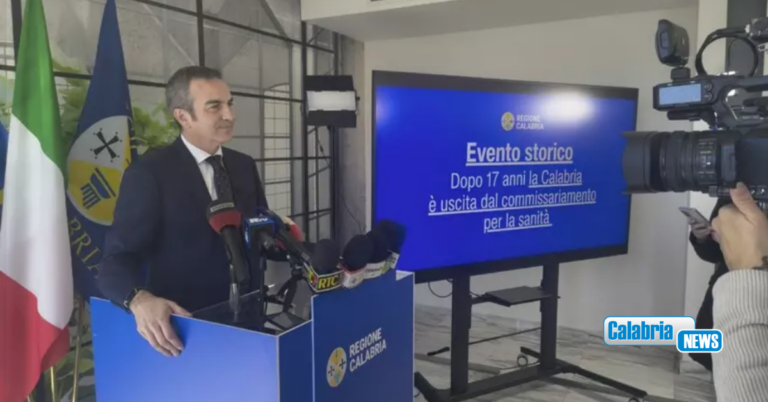 Stop a commissariamento sanità, Occhiuto: ‘adesso l’obiettivo è uscire dal piano di rientro’