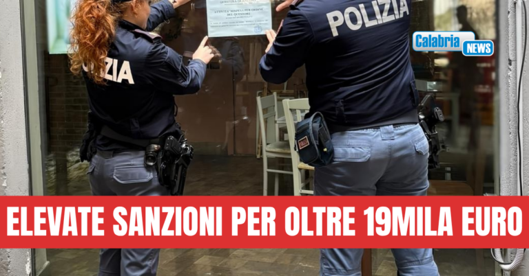 Crotone: Polizia chiude locale ristorazione del centro trasformato in discoteca abusiva
