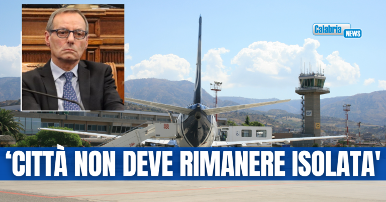 Reggio Calabria, restrizioni carburante aerei: sindaco Battaglia “governo chiarisca”
