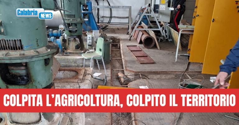 Coldiretti Calabria: atto criminale gravissimo contro l’impianto irriguo di Reggio Ovest a Rosarno
