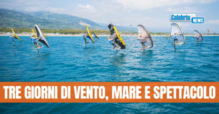 Il Wingfoil torna a Gizzeria: dall’1 al 3 maggio il Campionato Italiano CKWI