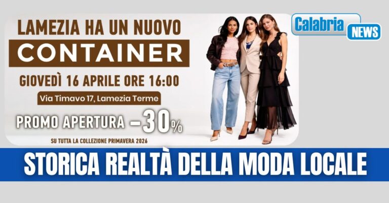 “Container Donna” si rinnova: Nuova Apertura a Lamezia Terme