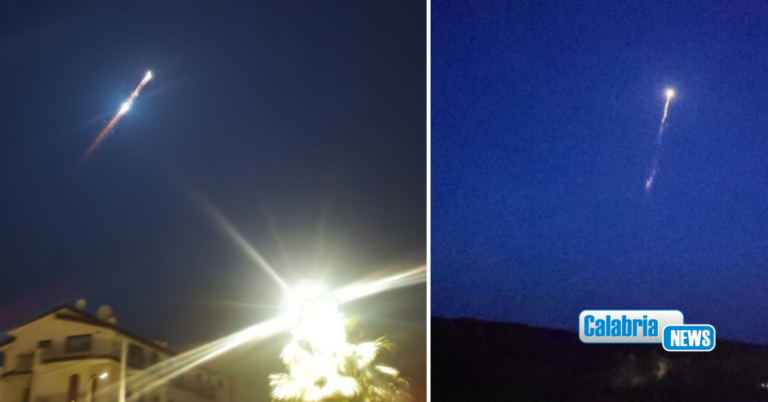 VIDEO-Scia luminosa all’alba anche nei cieli della Calabria: L’ipotesi di un asteroide esploso