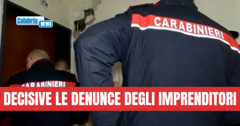 Due fermi nella Locride per tentata estorsione aggravata dal metodo mafioso