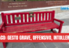 Cosenza: vandalizzata di nuovo la panchina rossa dedicata a Maria Rosaria Sessa, uccisa dall’ex