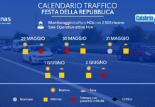 Il lungo Ponte del 2 giugno anticipa la stagione estiva: Previsto traffico intenso anche su A2 e Statali Calabria
