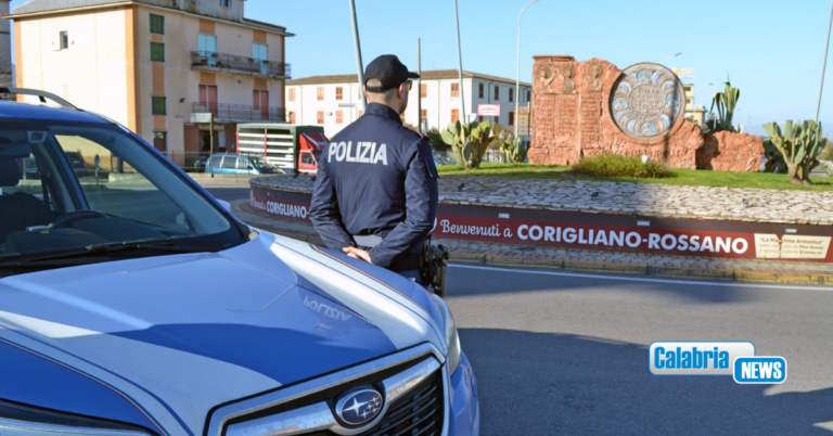 Corigliano-Rossano, furto e aggressione ai poliziotti: 32enne arrestato in flagranza di reato