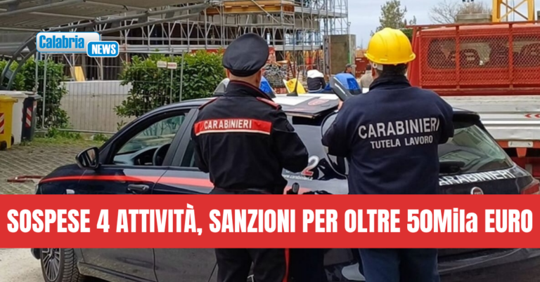 Lavoro sommerso e mancato rispetto norme sicurezza, nel Vibonese deferite 7 persone