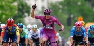 Giro d’Italia, Magnier vince terza tappa a Sofia. Silva resta in maglia rosa