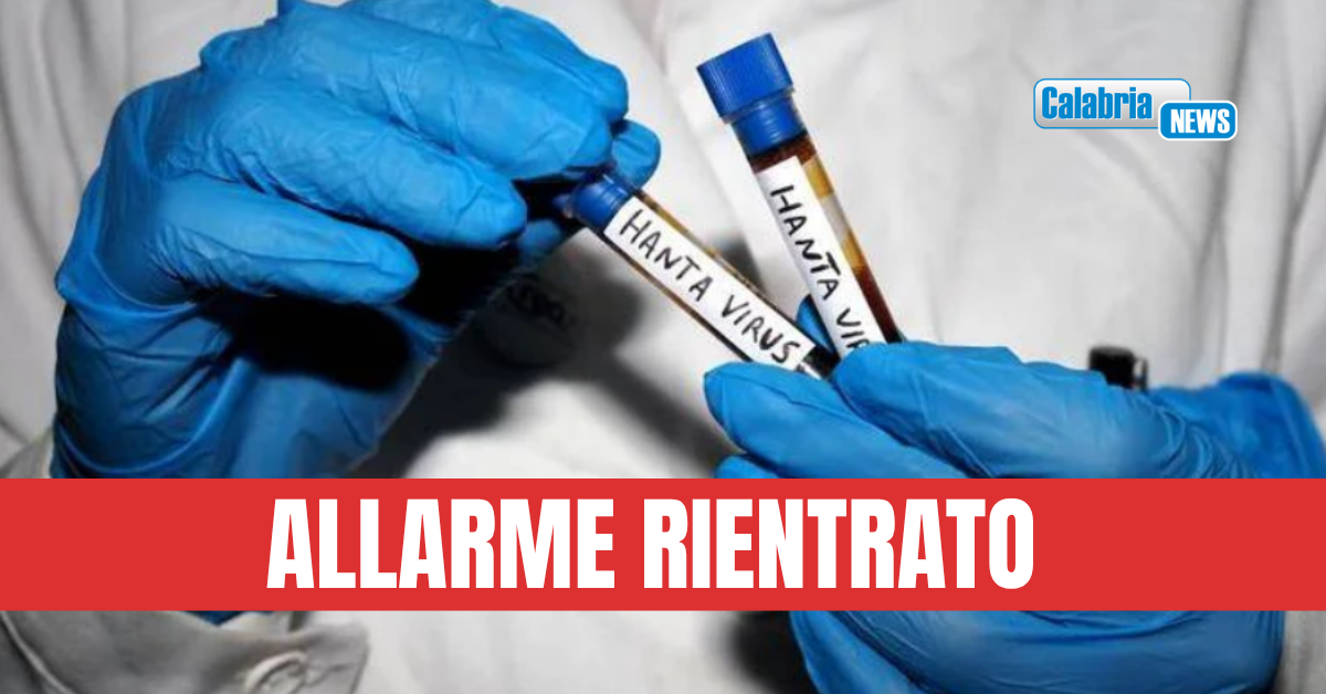 Hantavirus, negativi i test per il 25enne calabrese. La conferma dal Ministero della Salute