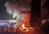 Palermo, incendio in azienda di noleggio auto: a fuoco una decina di mezzi
