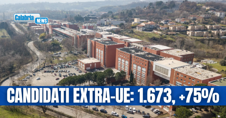 All’Unical boom delle domande di ammissione, +25% rispetto al 2025