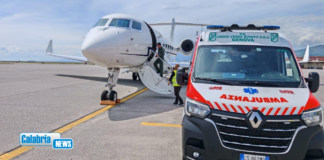 Bimba di 8 mesi in pericolo di vita trasferita con volo d’urgenza da Lamezia Terme a Genova