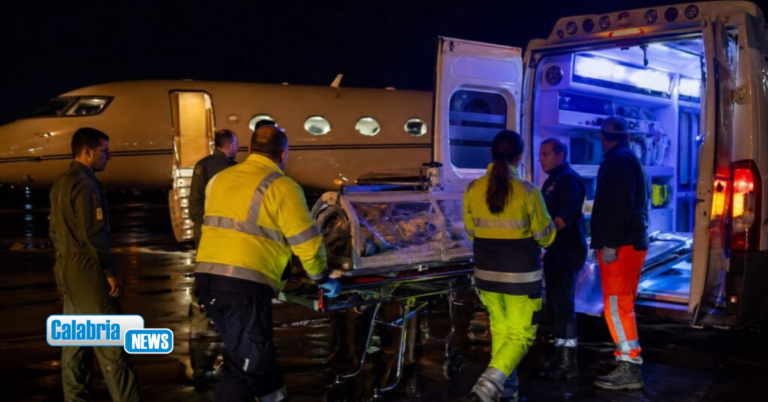 Neonata in imminente pericolo di vita trasportata da Lamezia al “Gemelli ” di Roma