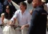 Brad Pitt spettatore al Roland Garros, in tribuna con la fidanzata Ines de Ramon