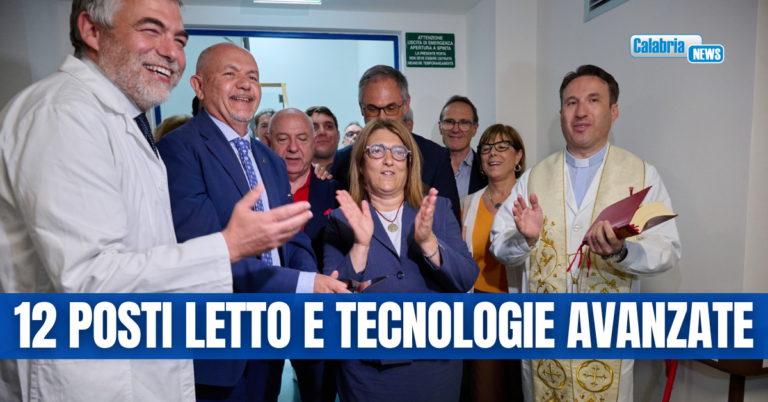 Catanzaro, alla “Renato Dulbecco” inaugurata la nuova Unità di Terapia Intensiva Cardiologica